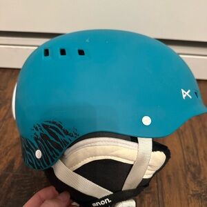 Anon Wren Teal Helmet with Black Interior
